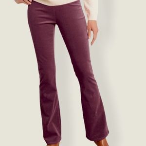 Kaari Blue Corduroy Flare Leg Pants